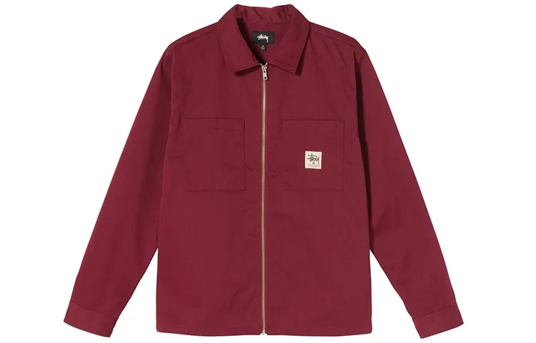 Stussy Jackets Men's Lapel Moderate Straight Fit