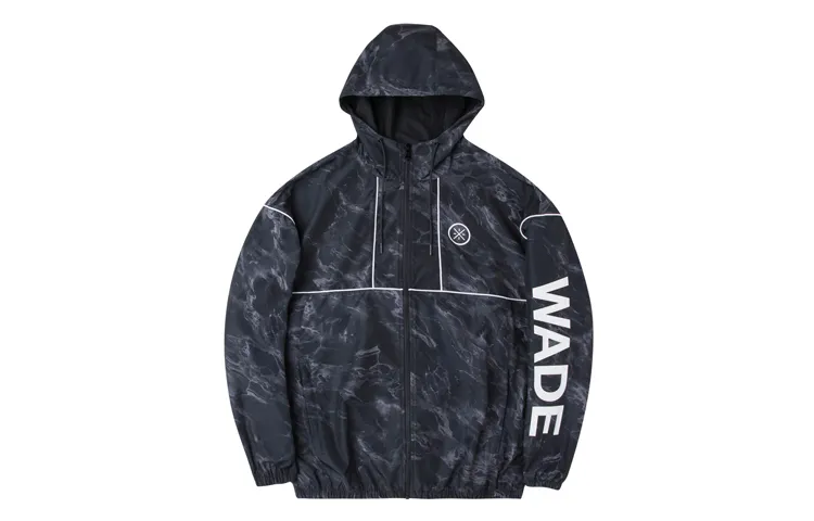 Li Ning Jacket Men's Standard Black Print
