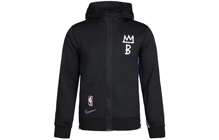 Nike Jackets Men's Black Hooded (Non-detachable) Moderate Straight Fit