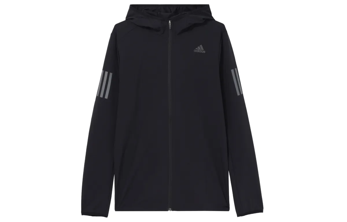 Adidas Jackets Men's Black Hooded (Non-detachable) Moderate