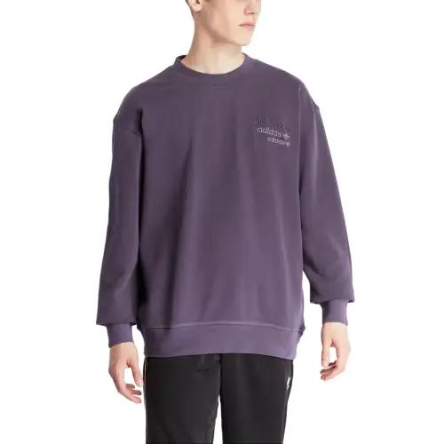 Adidas Originals Overdyed Crew Sweatshirt Men's Dark Purple