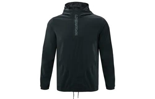 Under Armour Baselin Jackets Men's Black Hooded Moderate Other