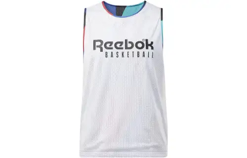 Reebok BB CITY LEAGUE JERSEY Tank Top Men's White/Blue