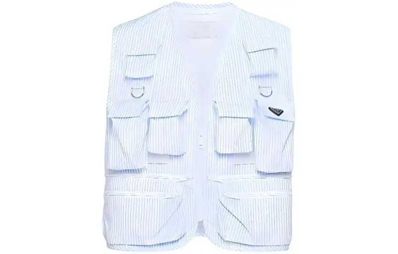 Prada striped cotton vest
