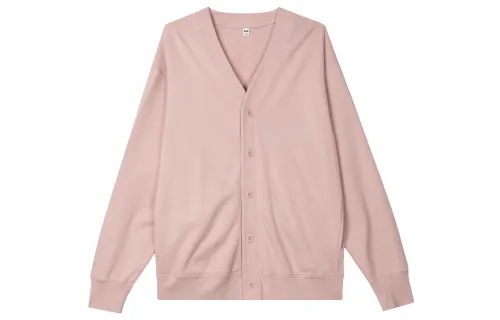 UNIQLO Knitwear Unisex Pink Moderate Cardigan