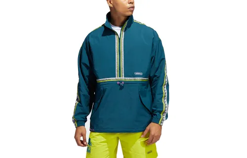 Adidas Originals Jackets Men's Water Duck Green Stand Collar Moderate Other