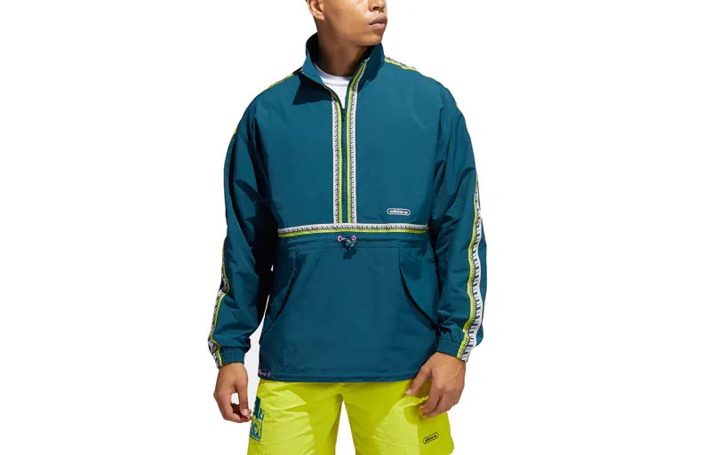 Adidas Originals Jackets Men's Water Duck Green Stand Collar Moderate Other