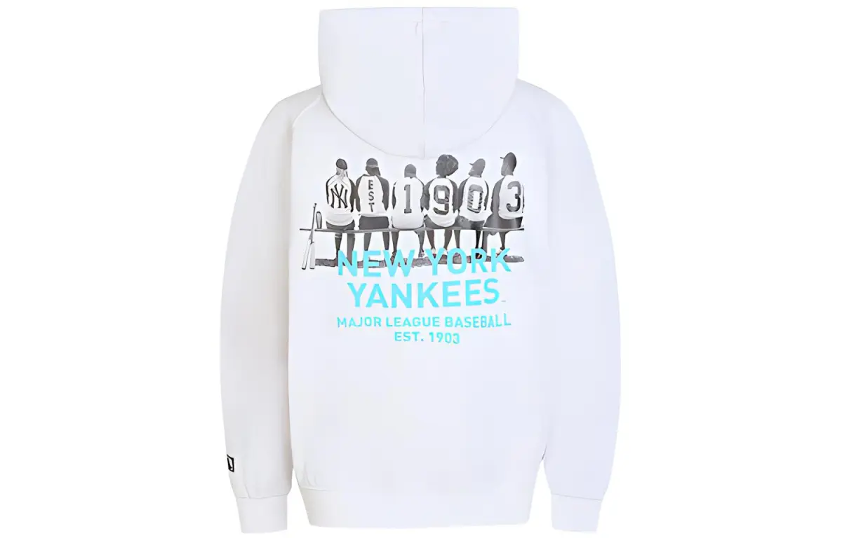 MLB Nylogo Sweatshirt Unisex White