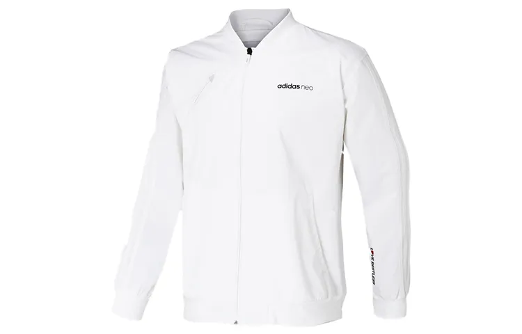 Adidas SCRIBBLE Jackets Men's White Baseball Collar Moderate Other