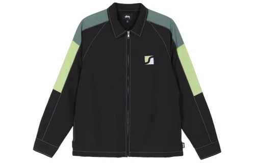 Stussy Jackets Unisex Black Lapel Moderate Other