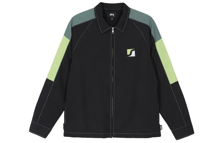 Stussy Jackets Unisex Black Lapel Moderate Other