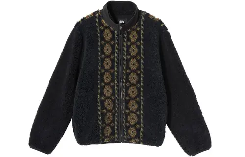 Stussy Lima Jacquard Sherpa Jacket