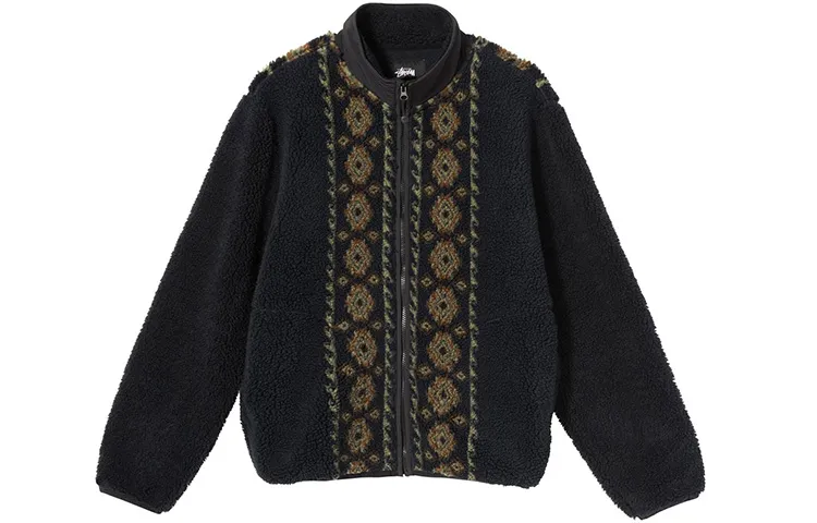 Stussy Lima Jacquard Sherpa Jacket