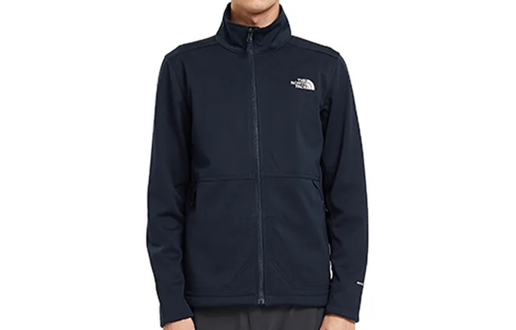 THE NORTH FACE TNF EASY Jackets Men's Blue Stand Collar Moderate Other
