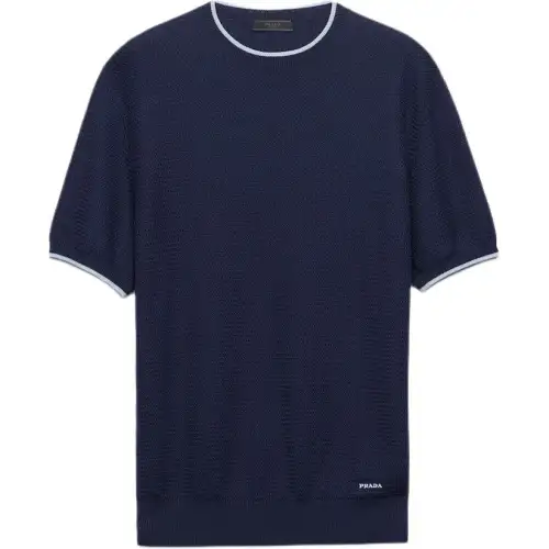PRADA Short Sleeved Crewneck Jumper