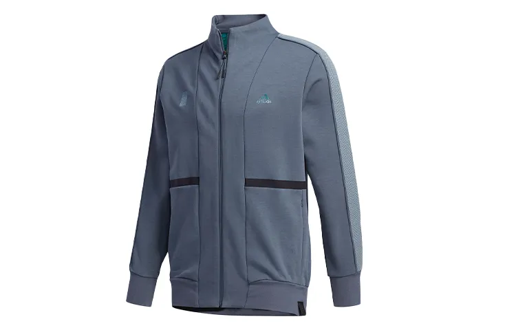 Adidas Jackets Men's Ruins Blue Stand Collar Moderate Other