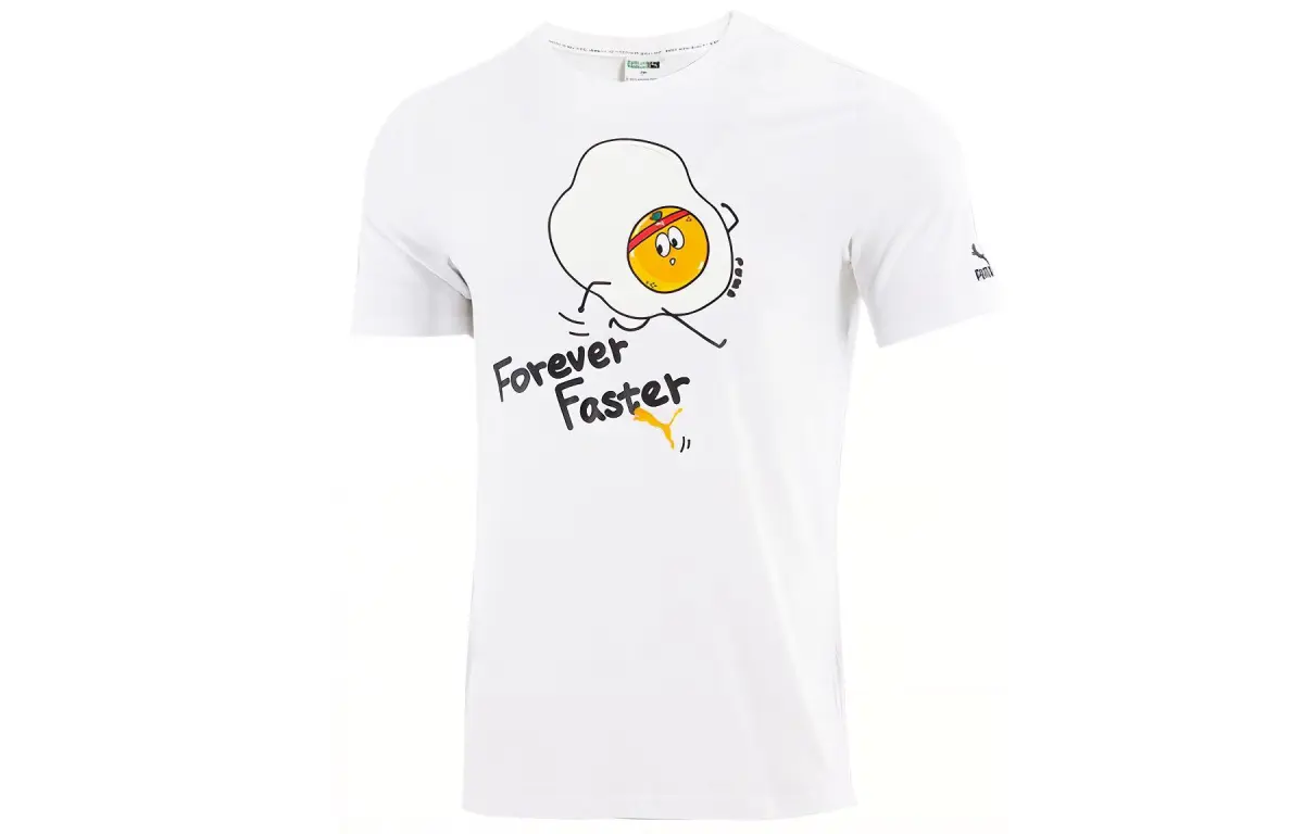 PUMA Set in Sleeve T Shirt Men's White