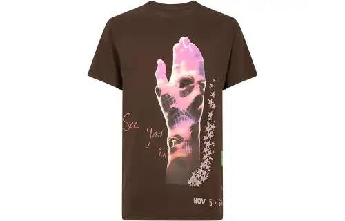 Travis Scott All Seeing Hands Crew Neck T-shirt