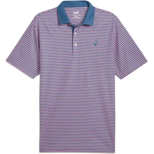 PUMA Polo Shirt Men's Blue Horizon