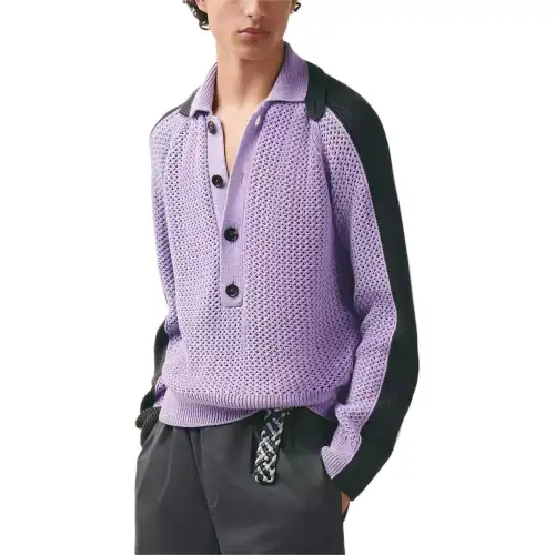 HERMES SS23 Sweater Men's Purple