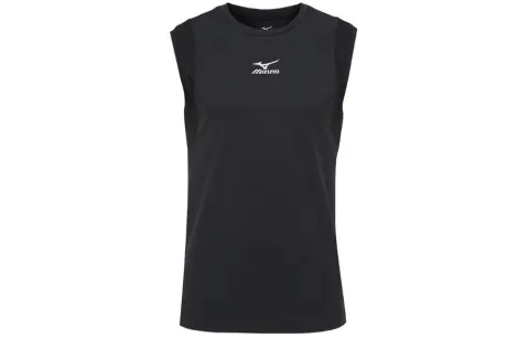 Mizuno Tank Tops Men's Black Crew Neck Moderate Other