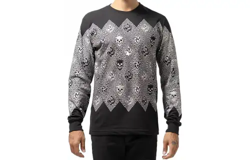KENZO Sweatshirts Men's Black Crew Neck Moderate Other