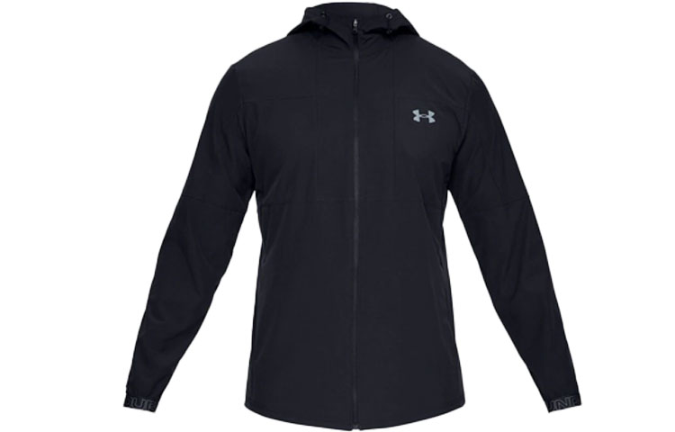 Under Armour Men's Vanish Woven Hooded Jacket Black