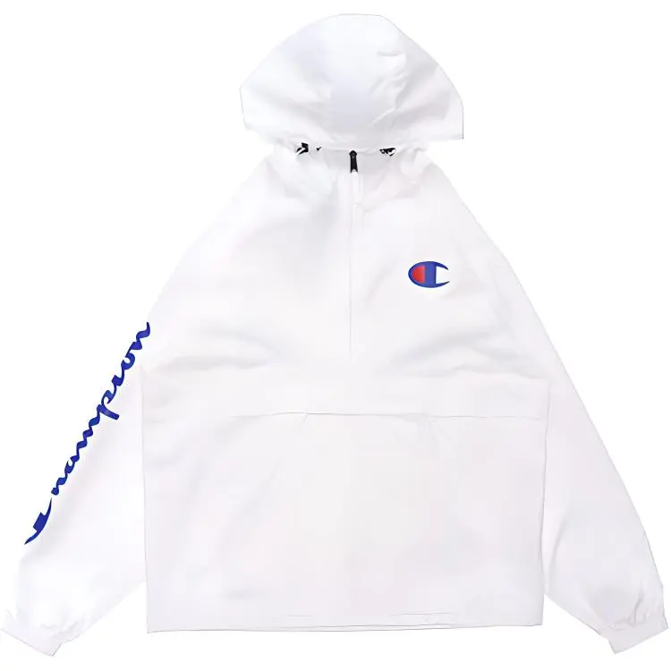Champion Jacket US Version Unisex White