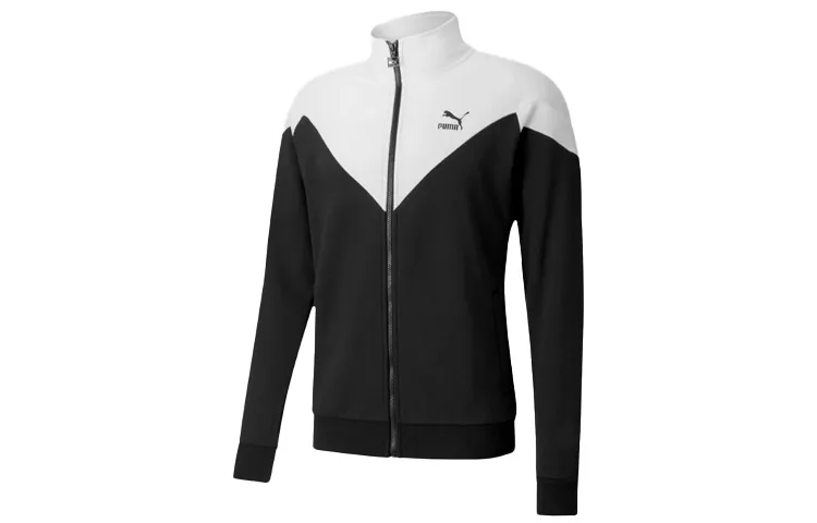 PUMA Jackets Men's Black Stand Collar Moderate Other