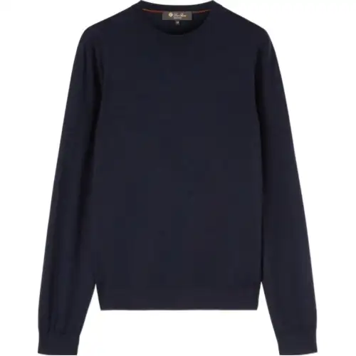 Loro Piana Cashmere Sweater Men's Marine Blue