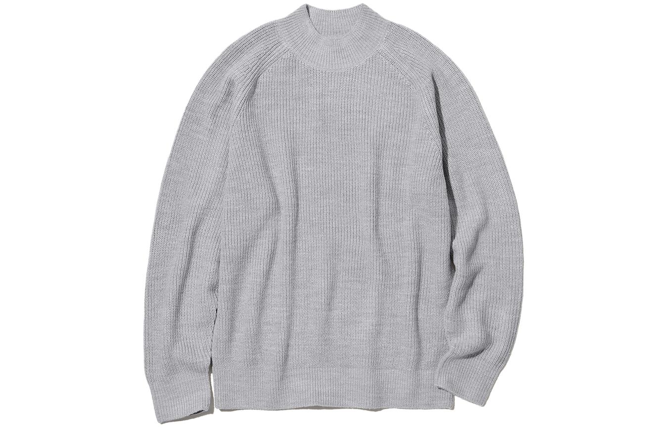 UNIQLO Sweaters Unisex Gray Half Turtleneck Moderate Other