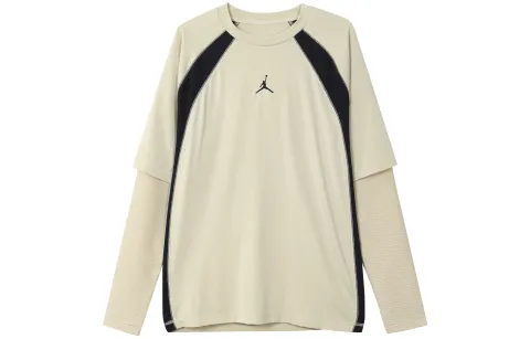 Jordan Knitwear Men's Khaki Crew Neck Moderate