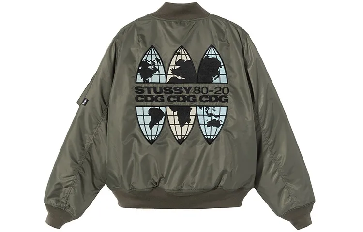 Stussy Jacket Unisex Army Green