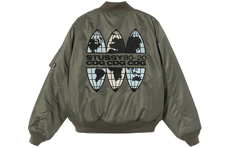Stussy X Comme Des Garçons MA 1 Jacket