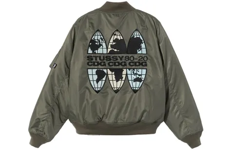 Stussy Jacket Unisex Army Green