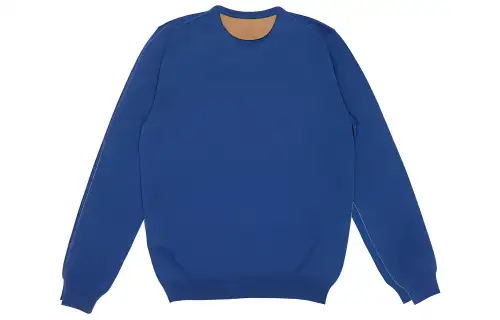 GUCCI Sweaters Men's Blue Crew Neck Moderate Other