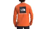 THE NORTH FACE T Shirts Men's Orange Crew Neck Moderate Straight Fit