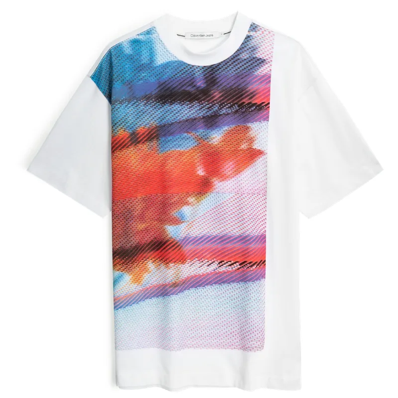 CALVIN KLEIN T Shirt Men's Moon White