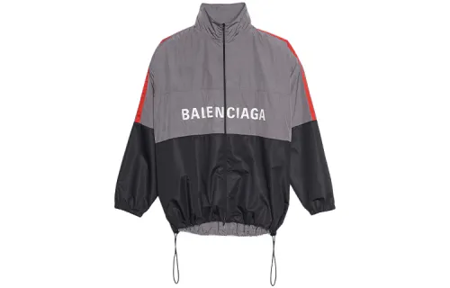 Balenciaga Nylon Tech Logo Windbreaker