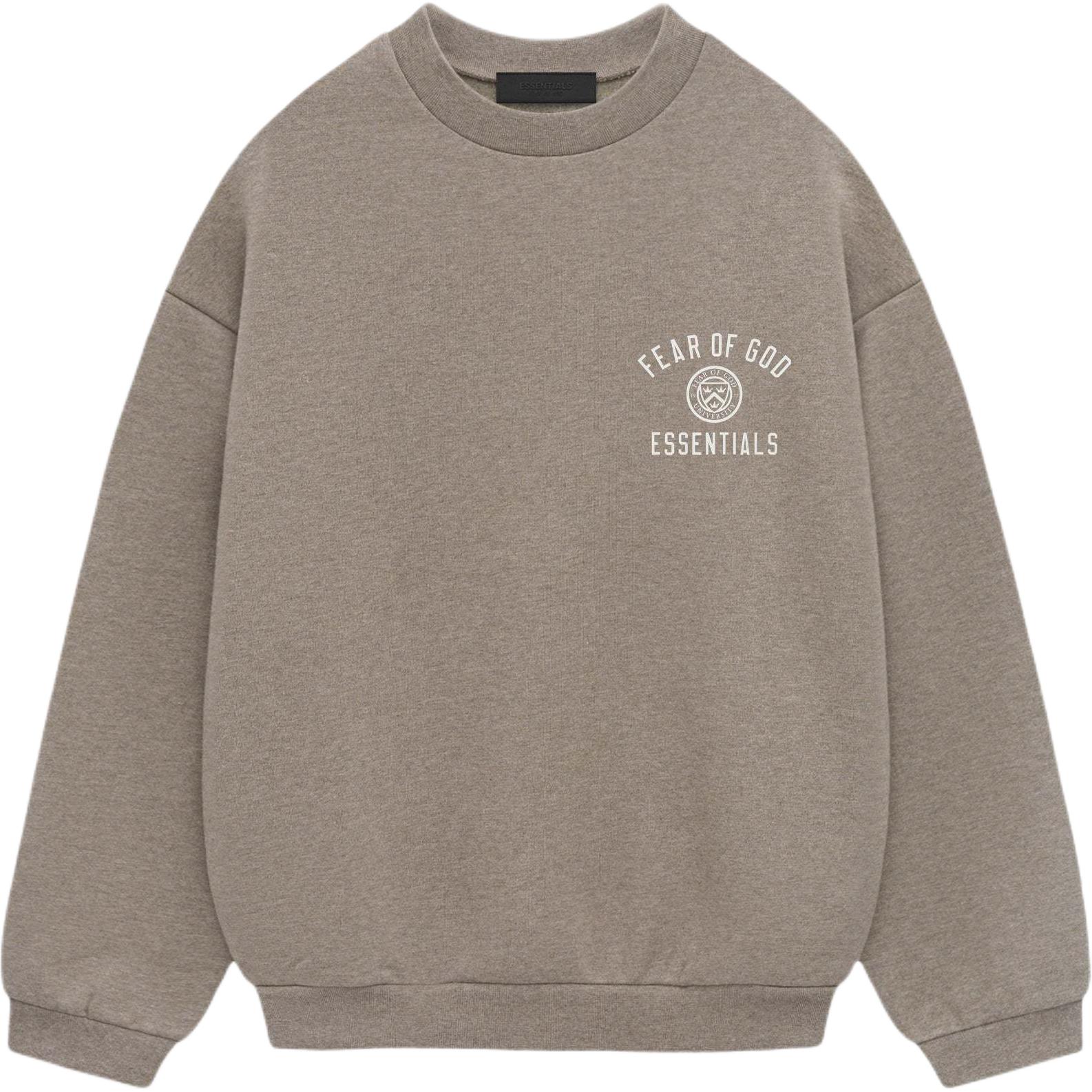 Мужское худи Fear Fear of God Essentials FW24 Holiday (темно-серое)
