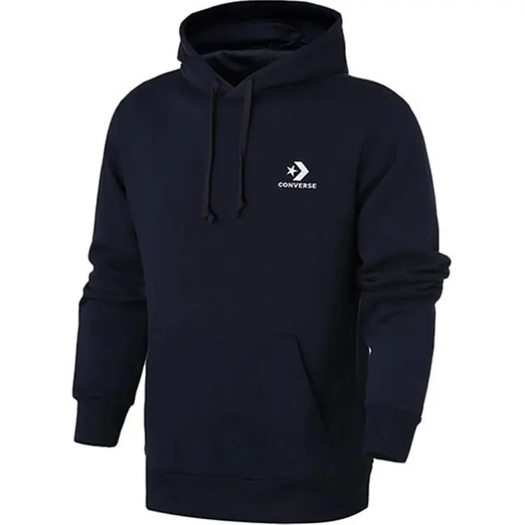 Converse Star Chevron EMB PO Sweatshirt Men's Navy Blue