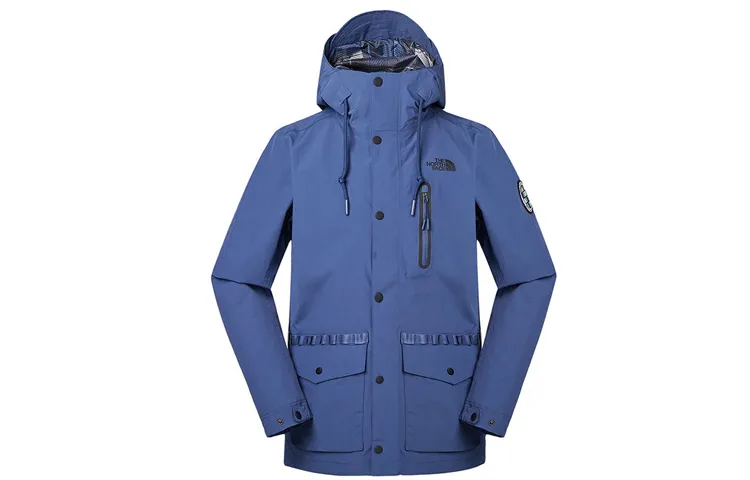THE NORTH FACE Jackets Men's Blue Hooded Moderate Other