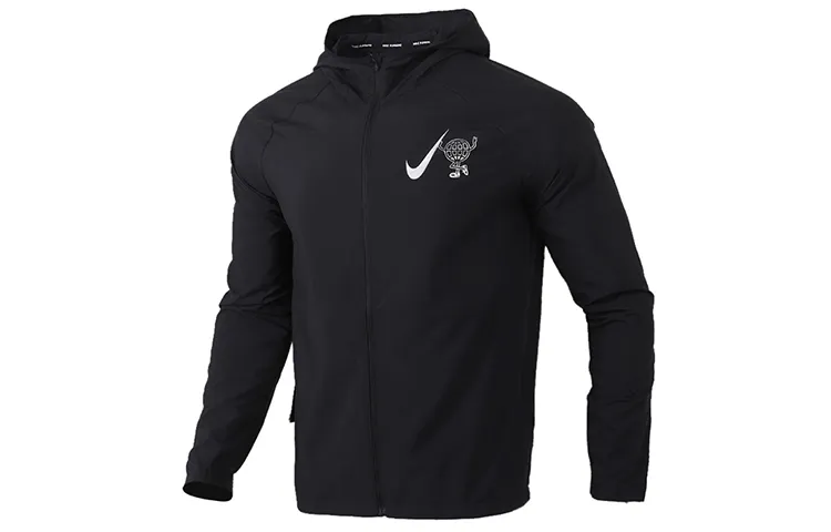 Nike Jackets Men's Black Hooded Moderate Other