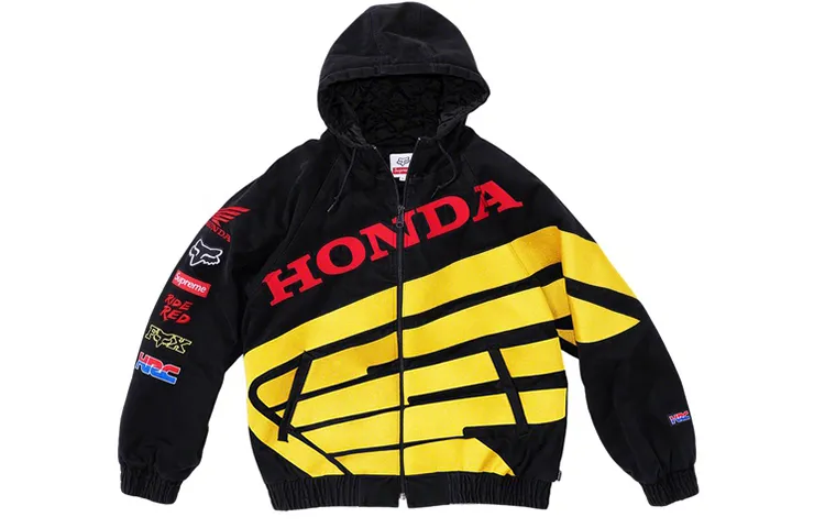 Supreme Honda Fox Racing Puffy Zip Up Jacket