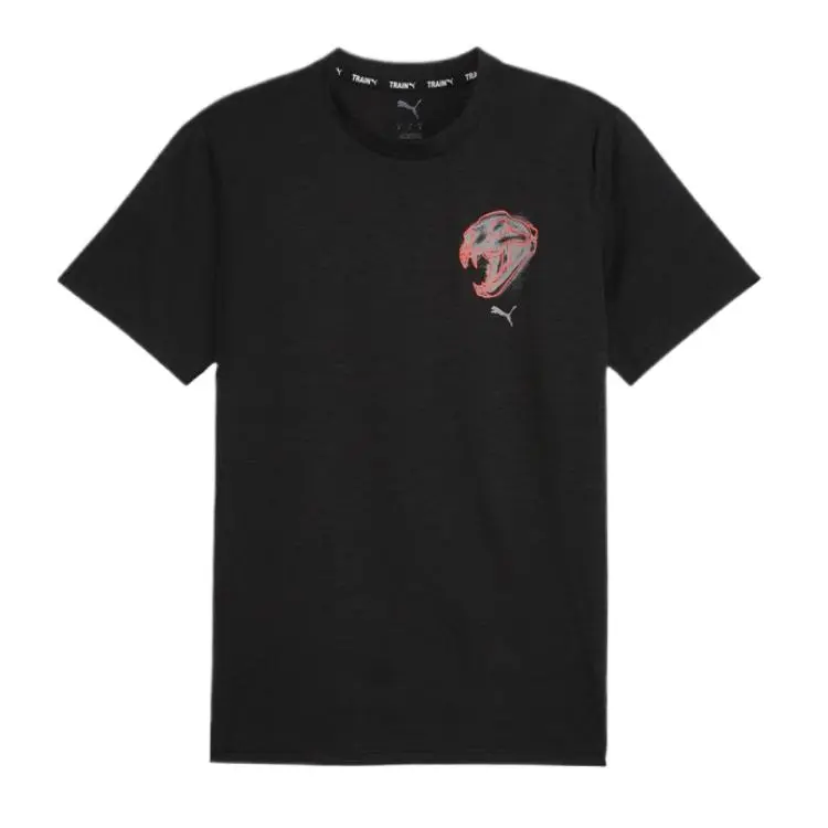 PUMA GRAPHICS SS25 T Shirt Men's Black