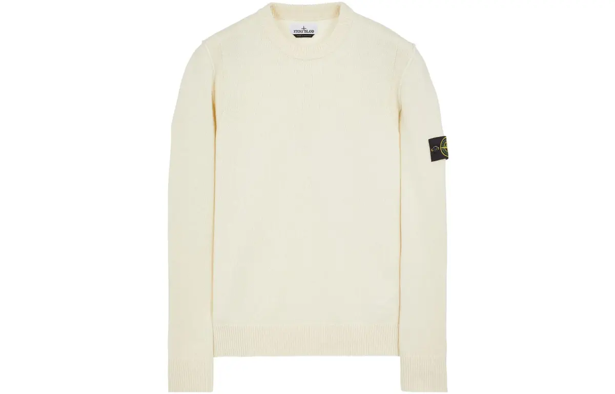 STONE ISLAND Logo Patch Crewneck Jumper