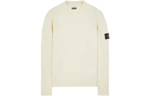 STONE ISLAND Logo Patch Crewneck Jumper