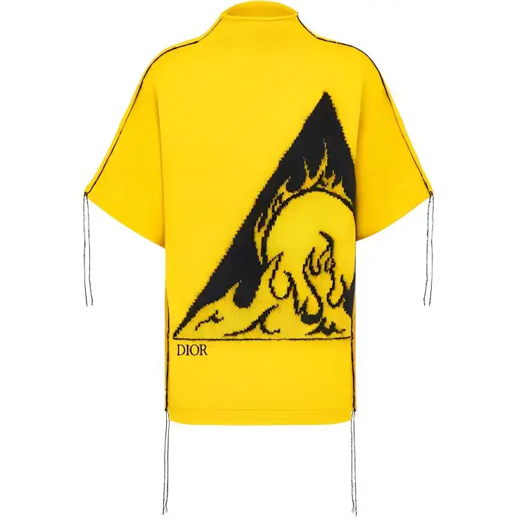 DIOR SS23 Sweater Unisex Yellow