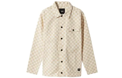 Vans Jackets Men's Beige Yellow Lapel Moderate Other