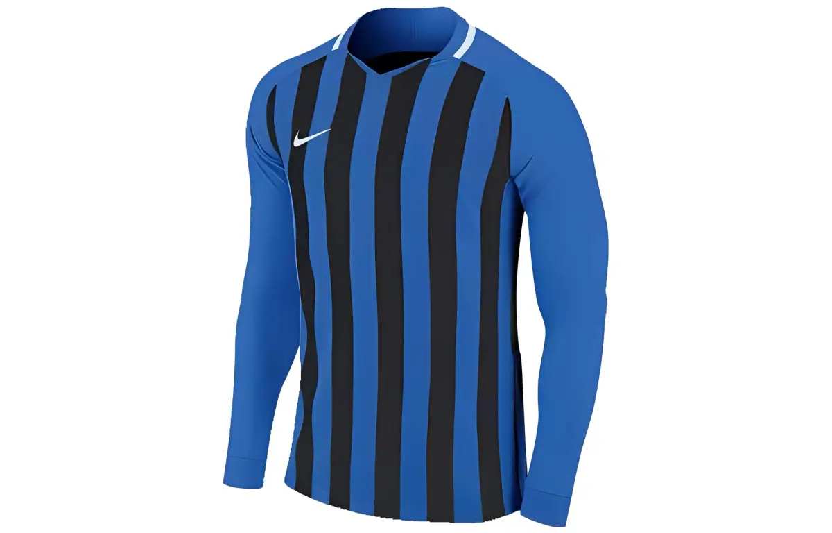 Nike T-Shirts Men's Black Blue Crew Neck Moderate Straight Fit